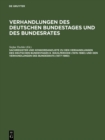 Sachregister und Konkordanzliste zu den Verhandlungen des Deutschen Bundestages 8. Wahlperiode (1976-1980) und den Verhandlungen des Bundesrats (1977-1980) - eBook