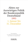 Akten zur Auswartigen Politik der Bundesrepublik Deutschland 1993 - eBook