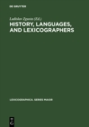 History, languages, and lexicographers - eBook