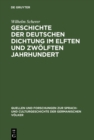 Geschichte der deutschen Dichtung im elften und zwolften Jahrhundert - eBook