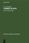 Three plays - eBook