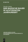 Der badische Bauer im achtzehnten Jahrhundert - eBook