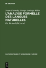 L'analyse formelle des langues naturelles : (Introduction to the formal analysis of natural languages) - eBook