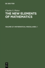 Mathematical Miscellanea. 1 - eBook