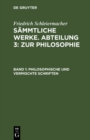 Philosophische und vermischte Schriften - eBook