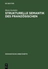 Strukturelle Semantik des Franzosischen - eBook