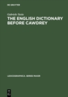 The English Dictionary before Cawdrey - eBook