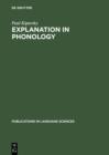 Explanation in Phonology - eBook