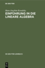 Einfuhrung in die lineare Algebra - eBook