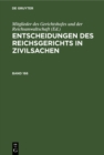 Entscheidungen des Reichsgerichts in Zivilsachen. Band 166 - eBook