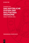 Das naturliche System der politischen Okonomie - eBook