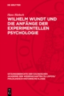 Wilhelm Wundt und die Anfange der experimentellen Psychologie - eBook