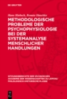 Methodologische Probleme der Psychophysiologie bei der Systemanalyse menschlicher Handlungen - eBook