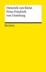 Prinz Friedrich Von Homburg - Book