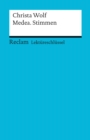 Lektureschlussel. Christa Wolf: Medea. Stimmen : Reclam Lektureschlussel - eBook