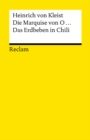 Die Marquise von O... . Das Erdbeben in Chili : Erzahlungen (Reclams Universal-Bibliothek) - eBook