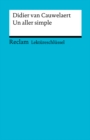 Lektureschlussel. Didier van Cauwelaert: Un aller simple : Reclam Lektureschlussel - eBook