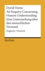 An Enquiry Concerning Human Understanding / Eine Untersuchung uber den menschlichen Verstand : Englisch/Deutsch (Reclams Universal-Bibliothek) - eBook