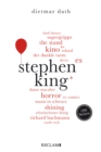 Stephen King. 100 Seiten : Reclam 100 Seiten - eBook