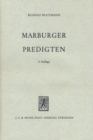 Marburger Predigten - Book