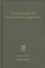 Entscheidungen des Bundesverfassungsgerichts (BVerfGE) - Book