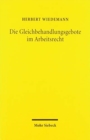 Die Gleichbehandlungsgebote im Arbeitsrecht - Book