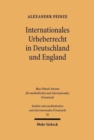 Internationales Urheberrecht in Deutschland und England - Book