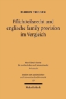 Pflichtteilsrecht und englische family provision im Vergleich - Book