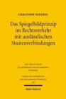 Das Spiegelbildprinzip im Rechtsverkehr mit auslandischen Staatenverbindungen : Unter besonderer Berucksichtigung des deutsch-amerikanischen Rechtsverkehrs - Book