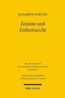 Zession und Einheitsrecht - Book