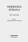 Germania Judaica : Teil IV: 1520-1650. Band 2: Landgrafschaft Hessen-Marburg von Wolfgang Treue - Book