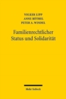 Familienrechtlicher Status und Solidaritat - Book