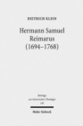 Hermann Samuel Reimarus (1694-1768) : Das theologische Werk - Book