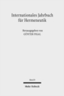 Internationales Jahrbuch fur Hermeneutik : Schwerpunkte: Wort und Schrift - Book