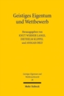 Geistiges Eigentum und Wettbewerb - Book