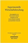 Experimentelle Wirtschaftsforschung - Book