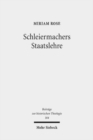 Schleiermachers Staatslehre - Book