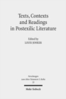Texts, Contexts and Readings in Postexilic Literature : Explorations into Historiography and Identity Negotiation in Hebrew Bible and Related Texts - Book