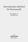 Internationales Jahrbuch fur Hermeneutik : Schwerpunkt: Hermeneutik (in) der Antike - Book