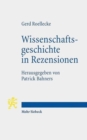 Wissenschaftsgeschichte in Rezensionen - Book
