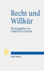 Recht und Willkur - Book