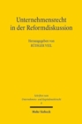 Unternehmensrecht in der Reformdiskussion - Book