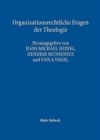 Organisationsrechtliche Fragen der Theologie : im Kontext moderner Religionsforschung - Book