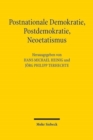 Postnationale Demokratie, Postdemokratie, Neoetatismus : Wandel klassischer Demokratievorstellungen in der Rechtswissenschaft - Book