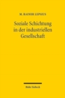 Soziale Schichtung in der industriellen Gesellschaft - Book