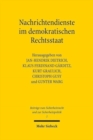 Nachrichtendienste im demokratischen Rechtsstaat : Kontrolle - Rechtsschutz - Kooperationen - Book