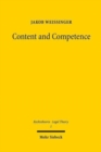 Content and Competence : A Descriptive Approach to the Concept of Rights - Book