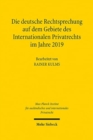 Die deutsche Rechtsprechung auf dem Gebiete des Internationalen Privatrechts im Jahre 2019 - Book