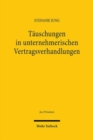 Tauschungen in unternehmerischen Vertragsverhandlungen - Book