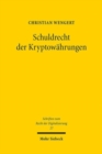 Schuldrecht der Kryptowahrungen - Book